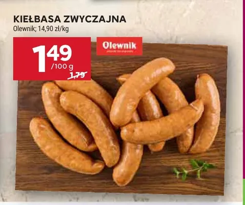 Kiełbasa zwyczajna Olewnik promocja w Stokrotka