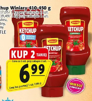 Ketchup łagodny Winiary promocja w Prim Market