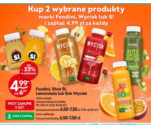 Lemoniada Wycisk Black Ice Tea promocja w Żabka