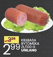 Kiełbasa bytomska Unilang promocja w Wafelek