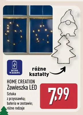 Zawieszka LED Home Creation promocja w Aldi