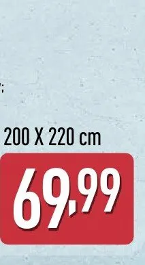 Kołdra 200x220 cm promocja w Aldi