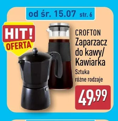 Kawiarka Crofton promocja w Aldi