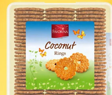 Ciastka Coconut Rings promocja w Lidl