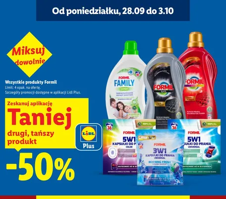 Kapsułki do prania 5w1 Universal Formil promocja w Lidl