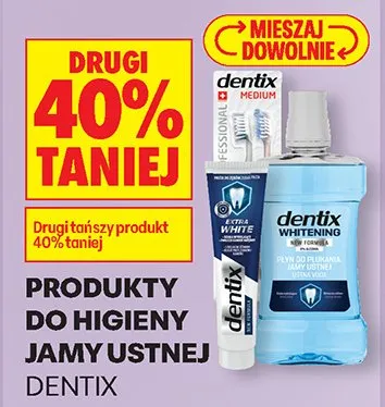 Produkty do higieny jamy ustnej DRUGI -40% promocja w Biedronka