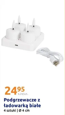Podgrzewacze z ładowarką białe promocja w Action