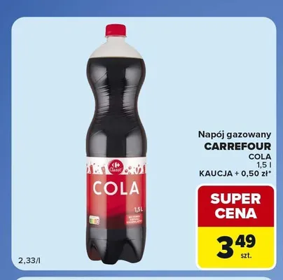 Napój gazowany Carrefour Cola promocja w Carrefour Market