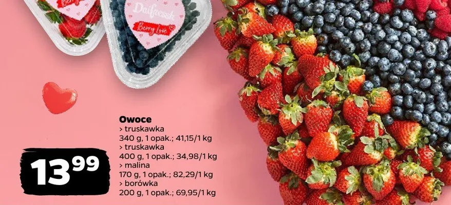Owoce truskawka promocja w Netto