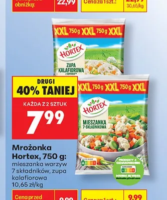 Mieszanka warzyw 7 składników Hortex promocja w Biedronka