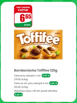Bombonierka Toffifee Storck promocja w Dino