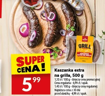 Kaszanka extra na grilla Białecki promocja w Twój Market