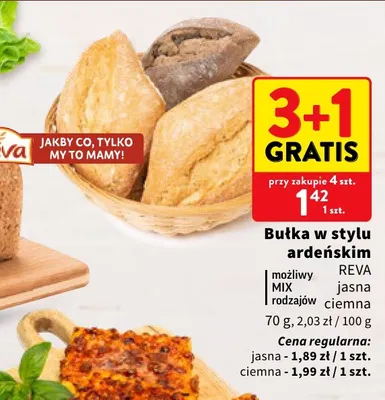 Bułka w stylu ardeńskim jasna Réva promocja w Intermarche