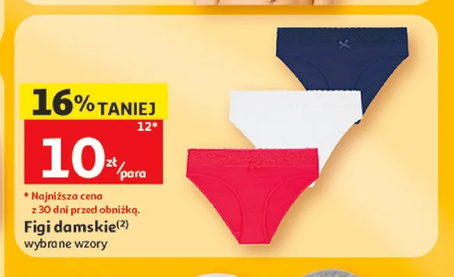 Figi damskie Inextenso promocja w Auchan