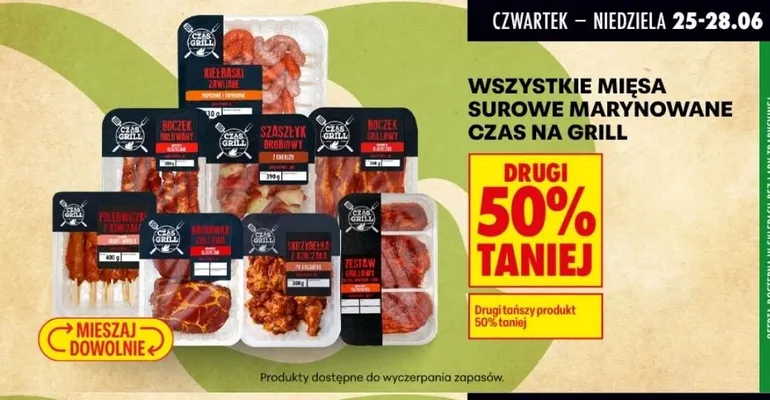 Szaszłyk drobiowy z chorizo Czas na Grill promocja w Biedronka