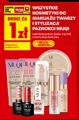 Lakier hybrydowy UV/LED Kolor Niuqi promocja w Biedronka