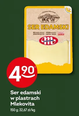 Ser edamski w plastrach promocja w Żabka