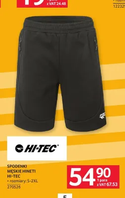 Spodenki męskie Hineti Hi-Tec promocja w Selgros