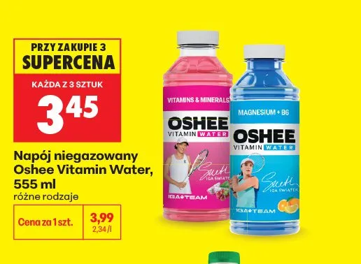 Napój niegazowany Oshee Vitamin Water Vitamins & Minerals promocja w Biedronka