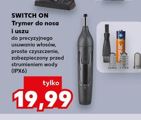 Trymer do nosa i uszu Switch On promocja w Kaufland