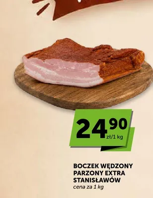 Boczek wędzony parzony extra Stanisławów promocja w Euro Sklep