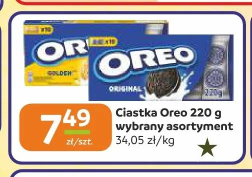 Ciastka Oreo Original promocja w Społem Częstochowa