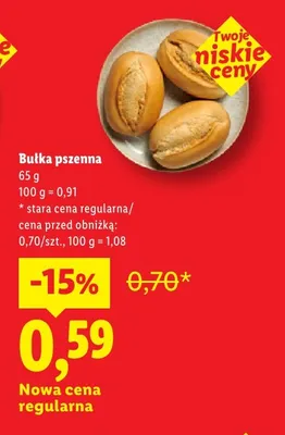 Bułka pszenna promocja w Lidl