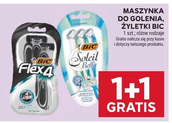 Maszynka do golenia, żyletki promocja w Stokrotka