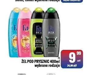 Żel pod prysznic Fa sport promocja w Tomi Markt