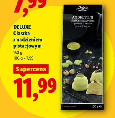 Ciastka z nadzieniem pistacjowym promocja w Lidl