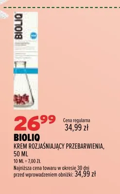 Krem rozjaśniający przebarwienia Bioliq promocja w Drogerie Natura