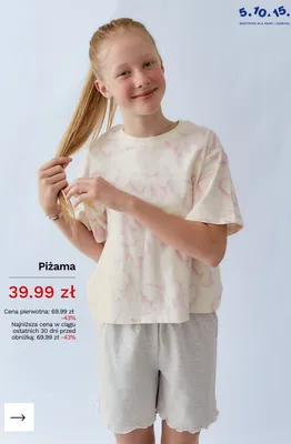 Piżama dziecięca 5,10,15. promocja w 5.10.15