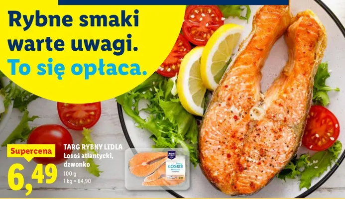 Łosoś atlantycki, dzwonko promocja w Lidl