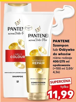 Szampon lub odżywka do włosów różne rodzaje promocja w Kaufland