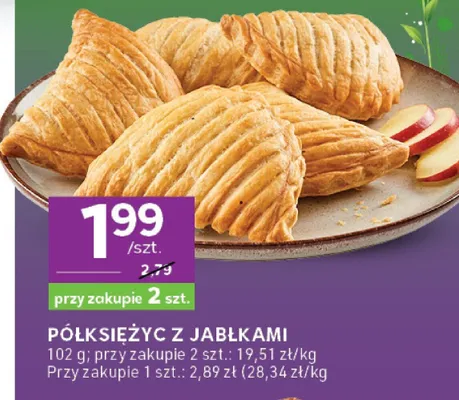 Półksiężyc z jabłkami promocja w Stokrotka