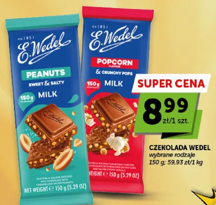 Czekolada E.Wedel Peanuts Sweet & Salty promocja w Euro Sklep