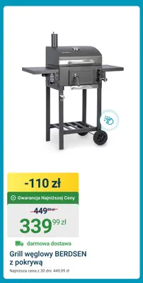 Grill węglowy Berdsen z pokrywą promocja w ERLI