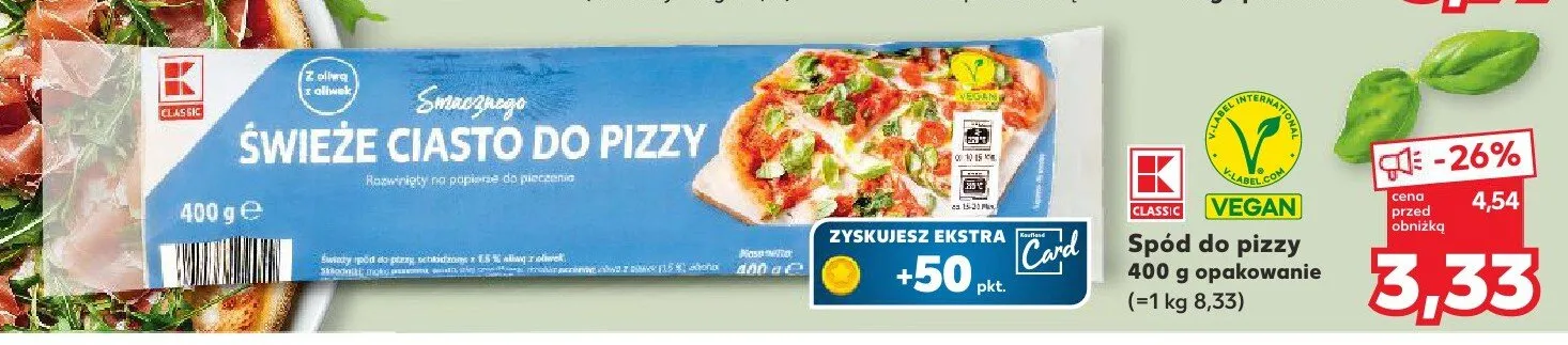 Spód do pizzy promocja w Kaufland