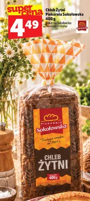 Chleb żytni Piekarnia Sokołowska promocja w TOPAZ