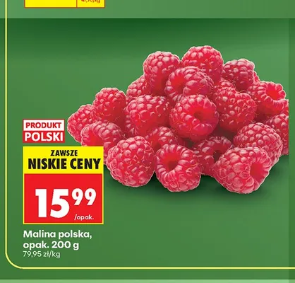 Malina polska promocja w Biedronka