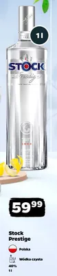 Wódka czysta Stock Prestige 40% promocja w Netto