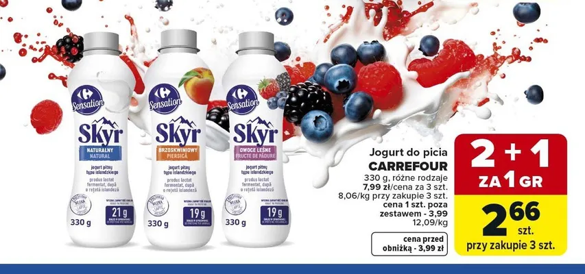Jogurt do picia CARREFOUR promocja w Carrefour