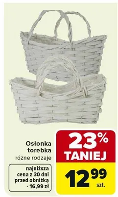 Osłonka torebka promocja w Carrefour