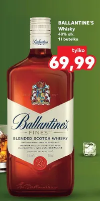 Whisky Ballantine's Finest 40% alk. promocja w Kaufland