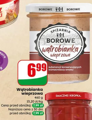 Wątrobianka wieprzowa promocja w Dino