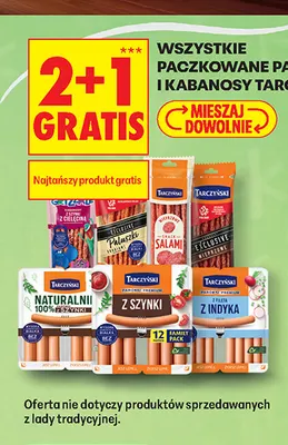 Parówki z szynki Tarczyński promocja w Biedronka