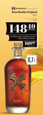 Rum Bumbu Original promocja w POLOmarket
