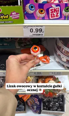 Lizak owocowy Skillz Oko promocja w Dino