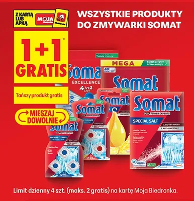 Tabletki do zmywarki Somat Gold promocja w Biedronka