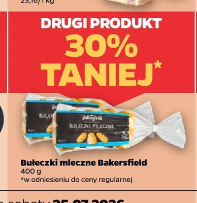 Bułeczki mleczne Bakersfield promocja w Netto